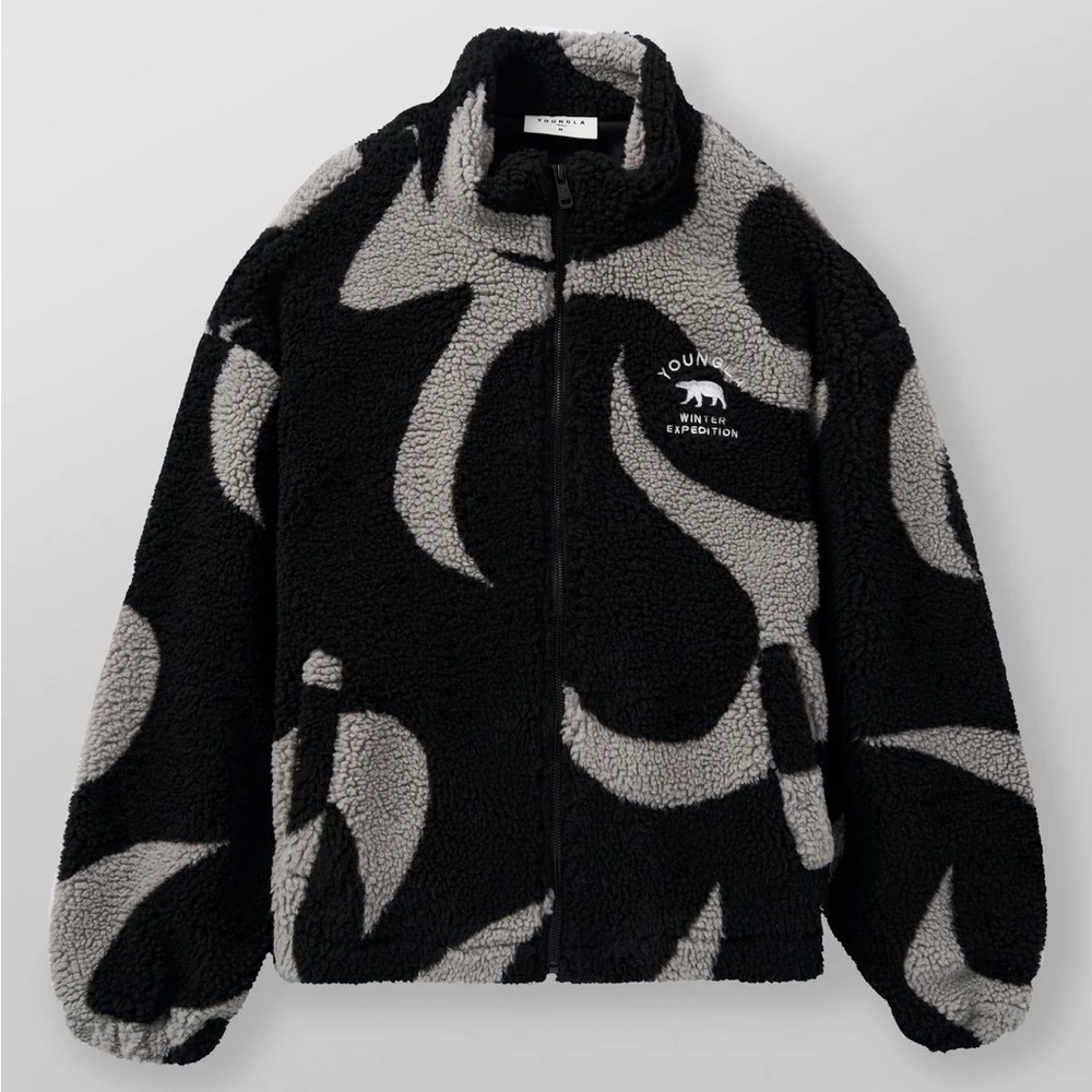 YOUNGLA polar sherpa jacket